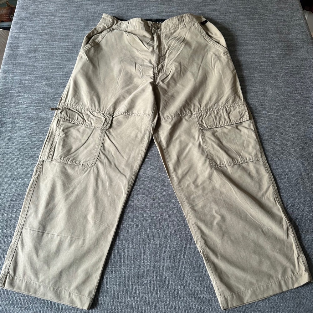 O'Neill Cargo Pants Mens XL Khaki Tan  Relaxed Fit Cotton Nylon